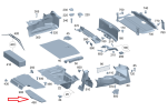 MERCEDES-BENZ CLE A236 WZMOCNIENIE STYROPIAN BAGAŻNIKA A2366932000