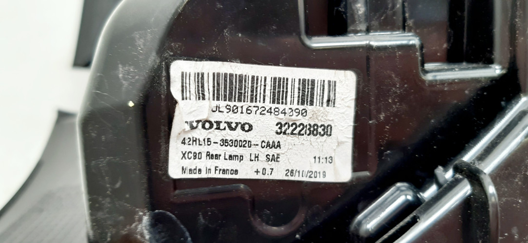 VOLVO XC90 II LAMPA LEWA TYŁ 32228830