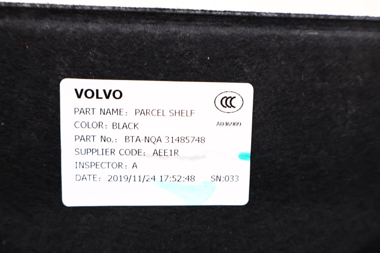 VOLVO S90 II PÓŁKA BAGAŻNIKA 31485748