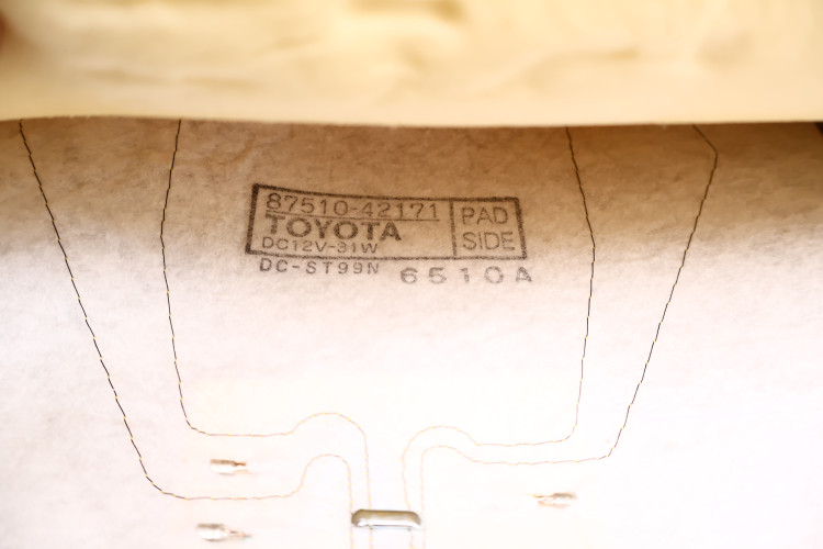 TOYOTA RAV4 IV TAPICERKA OPARCIE FOTELA PRAWY PRZÓD 87510-42171
