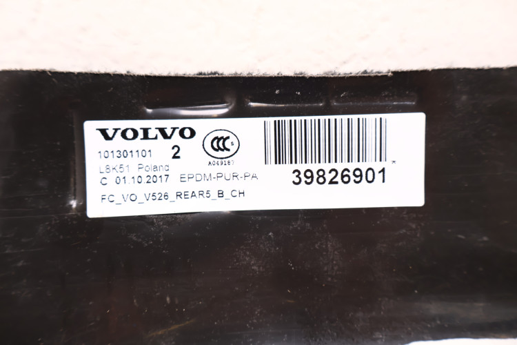 VOLVO XC90 II WYKŁADZINA DYWAN PODŁOGA TYŁ 39826901