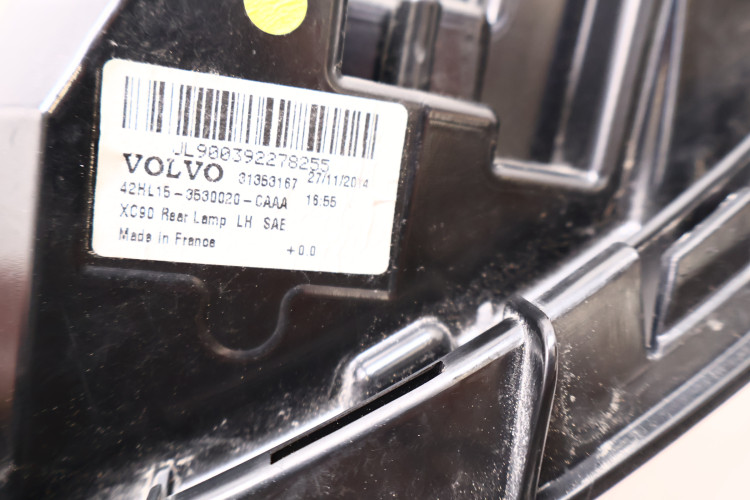 VOLVO XC90 II LAMPA LEWA TYŁ 31363167