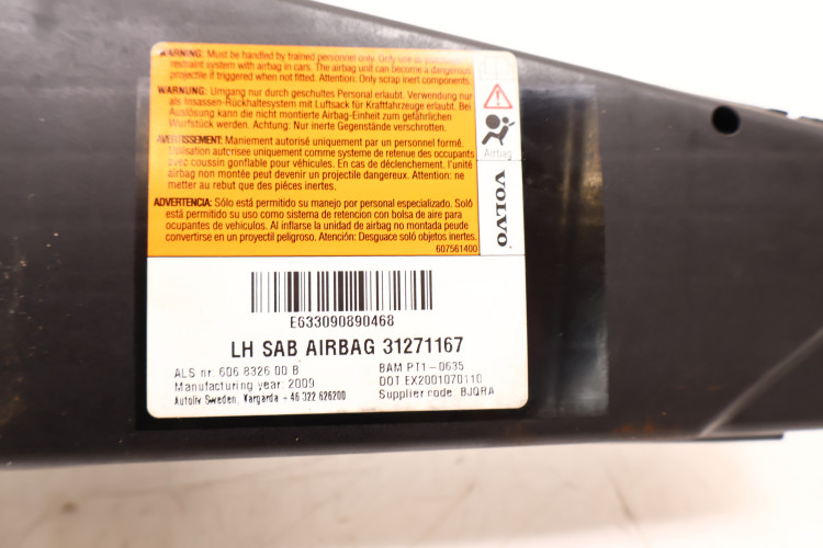VOLVO XC60 I AIRBAG FOTELA LEWY 31271167