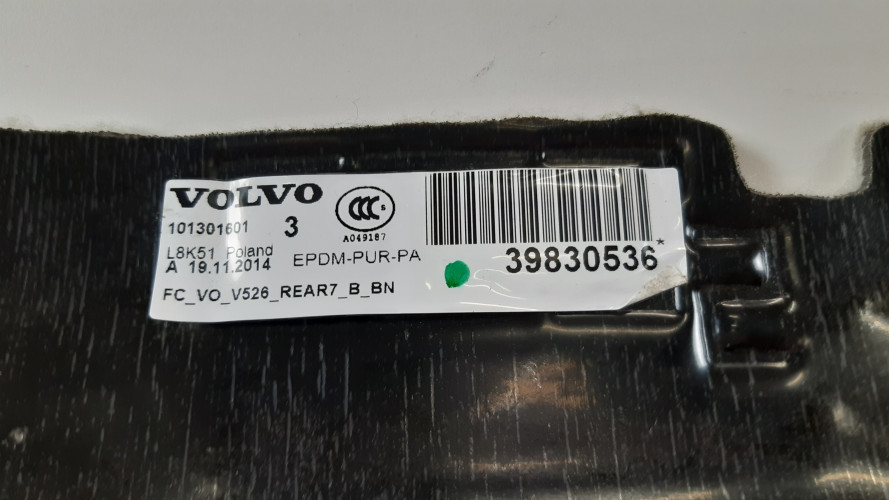 VOLVO XC90 II WYKŁADZINA DYWAN PODŁOGA 3 RZĄD 39830536