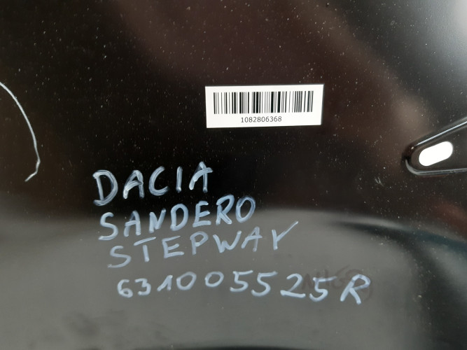 DACIA SANDERO STEPWAY BŁOTNIK PRAWY PRZÓD 631005525R