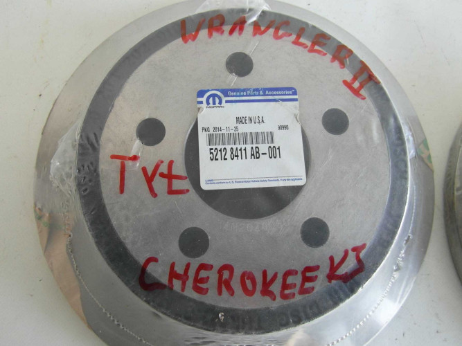 CHEROKEE KJ TARCZE HAMULCOWE 52128411AB