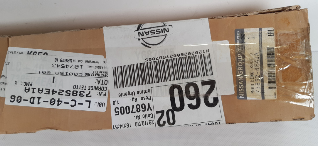 NISSAN QASHQAI J11 LISTWA DACHOWA PRAWA 73852-4EA1A