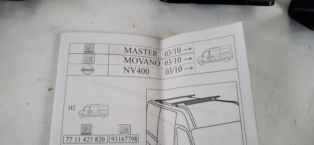 RENUALT MASTER NISSAN MOVANO BAGAŻNIK DACHOWY 7711425820, KE730-00Q02