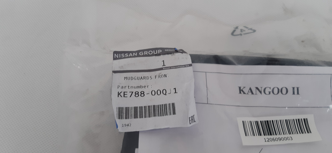 RENAULT KANGOO II CHLAPACZE PRZÓD KE788-00QJ1