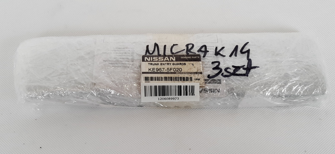 NISSAN MICRA K14 NAKŁADKI OSŁONY PASA TYŁ KE967-5F020