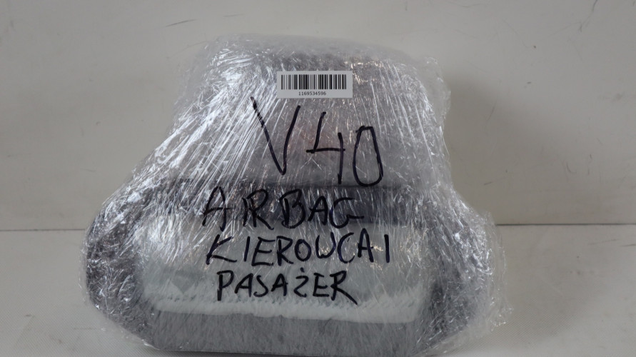 VOLVO V40 II ZESTAW AIRBAG 31291367, 31291369